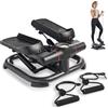 Sunny Health & Fitness Smart Power Stepper con Fasce Elastiche per Cardio