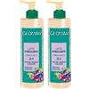 GEOMAR | Latte Struccante 2 in 1, Burro di Karité, Olio di Avocado, Olio di Macadamia, Olio di Jojoba ed Estratto di Uva Rossa dell'Emilia Romagna, 95% di Origine Naturale, Made in Italy, 1 x 200 ml