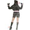 Widmann BOXEUR Set Da Boxe Donna S Nero: Pantaloncini, Giacca, GuantI - Costume Sexy