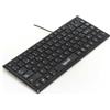 Iggual Tastiera iggual Slim TKL-USB Nero