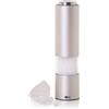 Adhoc Macinino elettrico per pepe eAdHoc eMill.3, con macinino in Vetroceramica CeraCut®, incluse batterie, plastica, grigio chiaro, acciaio inossidabile/acrilico, diametro: 5 cm, altezza: 21,5 cm