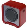 StarTech Altoparlante Bluetooth portatile - QS20 - Resistente all'acqua (grado IP67) - Autonomia della batteria: 12 ore - Potenza: 6W - Microfono integrato - Illuminazione ambientale - Colore: rosso