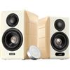 StarTech Altoparlanti da scaffale Hi-Fi attivi - S880DB MKII - Sistema stereo 2.0 - Audio ad alta risoluzione - 88 W RMS - Bluetooth 5.3 - LDAC - Bianco