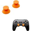 Gettimore Colorato per pla, impugnature per pollice per 8BitDo SN30 Pro Gamepad colorato (arancione)