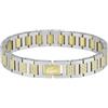 Lacoste Bracciale a maglie Lacoste Collezione METROPOLE impreziosito da un motivo Petit Piqué - Disponibile per uomo e donna