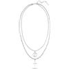 POLICE Duality Collana da uomo in acciaio inox 550+50 mm argento