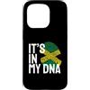 Jamaican Heritage Gifts Custodia per iPhone 15 Pro Bandiera della Giamaica è nel mio DNA Fingerprint Heritage Pride