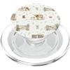 Cozy Countryside Farm Life Design Studio Longhorn - Stivaletti da mucca Ranch Gate Farmhouse Balle di fieno PopSockets PopGrip per MagSafe