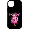 F-Caw-F Pink Ribbon Rooster Cancer Aware Custodia per iPhone 14 Plus F-Caw-F Cancer Funny Pink Rooster Breast Cancer Awareness