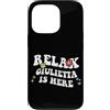 Personalized First Name outfit For Women Custodia per iPhone 13 Pro Retro Groovy Relax GIULIETTA Is Here Funny Mother's Day Nome