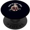 This Is How I Roll Xmas Muscle Santa Gif Sollevamento pesi Santa Deadlifting Santa Powerlifting Palestra Umorismo PopSockets PopGrip Adesivo