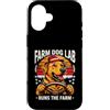 Labrador Farm Herding Dog Custodia per iPhone 16 Farm Dog Lab Runs The Farm Labrador divertente