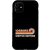 Retro Name Vault Custodia per iPhone 11 LORRIANE Retro 70s 80s Sunset Stripe