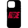 Teschio Moto Biker Studio Custodia per iPhone 16 Pro Teschio Moto Biker Scheletro Motociclista Grafica