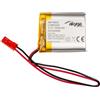 AKYGA Batteria 3,7 V 1200 mAh LP883440 ai polimeri di litio Akyga AKY0622 Li-Po PCM JST 2 poli, connettore 2,54 15 cm