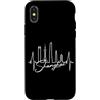 Le skyline di Shanghai per gli amanti de Custodia per iPhone X/XS Shanghai Skyline Battito del Cuore La Cina Amo Shanghai