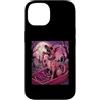 Halloween Glam Retro Vintage Comics Pop Custodia per iPhone 14 Belga Malinois Cane Zombie Non Morti Fantasma Spettrale Spaventoso Horror