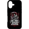Dark Occult Horror Graphics Custodia per iPhone 17 Not Today Jesus Occult Horror Graphic Halloween Witchcraft