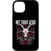 Dark Occult Horror Graphics Custodia per iPhone 13 Not Today Jesus Occult Horror Graphic Halloween Witchcraft