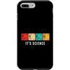 Poker Science Gifts Custodia per iPhone 7 Plus/8 Plus Poker È Scienza Tavola Periodica Chimica Umorismo