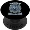 Mystic Celestial Wolf Boho Astronomy Des Grafica del lupo celeste di Reveur House Of Dreamers PopSockets PopGrip Adesivo