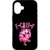 F-Caw-F Pink Ribbon Rooster Cancer Aware Custodia per iPhone 16 F-Caw-F Cancer Funny Pink Rooster Breast Cancer Awareness