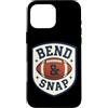 Funny Bend and Snap Football Season Appa Custodia per iPhone 16 Pro Max Divertente Bend and Snap Stagione Calcio Giorno Giocatore Fan