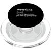 Grappling Sport Wrestling Vintage Wrestl Wrestling Sport Definizione Vincere Dando Abbracci Divertente Wrestler PopSockets PopGrip per MagSafe