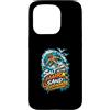 Umorismo Surf Spiaggia Oceano Onde Custodia per iPhone 15 Pro Sale Nei Capelli Sabbia Ovunque Surf Spiaggia