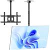 ONKRON Supporto TV da soffitto da 32 a 70 Pollici LCD LED OLED - Staffa per TV Girevole e Estensibile con VESA max. 600x400mm