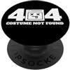 Miftees Halloween Tees Errore 404 Costume del browser di Halloween non trovato Errore 404 PopSockets PopGrip Adesivo