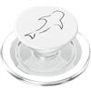 XASTY Scuba Diving Freediving Apnea Dive Immersione subacquea Apnoe Balena Squalo Oceano Immersione Design PopSockets PopGrip per MagSafe