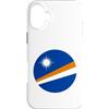Marshall Islands Everyday Tees & Gifts Custodia per iPhone 16 Plus Cerchio bandiera Isole Marshall