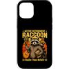 Life Senior Raccoon Humor Custodia per iPhone 12/12 Pro Pensionamento attivo Raccoon più occupato di prima