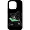 Halloween Witch Border Collie Dog Owner Custodia per iPhone 15 Pro Border Collie Halloween amante dei cani Spooky Witch Border Collie