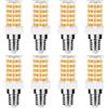RANBOO Lampadina LED E14 10W Equivalente 50W-100W Lampada Alogena 800LM Bianco Caldo 3000K 220-240V Non Dimmerabile Nessun Sfarfallio, Risparmio Energetico, per Lampadari, Plafoniere e Applique, 8 Pezzi