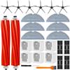 DEPAR Set di 26 pezzi di ricambio per Roborock S7 MaxV Ultra, S7 Pro Ultra: 6 sacchetti per la polvere, 2 spazzole a rullo principali, 6 spazzole laterali, 4 filtri, 6 panni per mocio, 1 strumento di