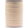 Bristlegrass Picot - Fascia elastica per cucire 3/8 10 mm rotolo di bobine decorative in pizzo con volant per biancheria intima e cucito (E-3/20,3 cm x 10 m, nudo)