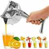 ASEFWEG Spremiagrumi Manuale, Spremitore Resistente Antiruggine,Spremiagrumi Manuale a Leva, Spremiagrumi Portatile per Limoni, Arance, Lime, Melograni，1pc