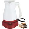 Behogan Caffettiera elettrica turca, 500 ml, 500 W, caffettiera turca, per casa, ufficio, bianco