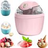 Generico Mini macchina per gelato personale, in soli 15 minuti,Gelatiera Elettrica da 17 oz per Sorbetto, Preparatore di Dessert Facile One-Touch, Congelamento Rapido per la Famiglia