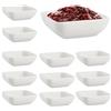 Nizirioo Set di 12 ciotole per salsa, ciotole quadrate, 7,3 x 2,7 cm, per sushi, salse di soia, contorni e frutta