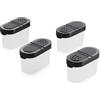 Tupperware Piccoli shaker per spezie, set da 4, mantiene fresche erbe e spezie secche, senza BPA, lavabile in lavastoviglie