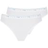 sloggi Donna 24/7 100 Tai 2P, Bianco, 48