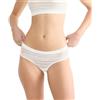 Sloggi Women's Free Evolve Hipster Lace Briefs, Silk White, 01, Bianco Seta., 01