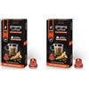 King Cup - 1 Confezione da 20 Capsule di Ginseng con Zucchero di Canna, 10 Capsule 100% Compatibili con Sistema Nespresso di Bevanda al Gusto di Ginseng, Senza Glutine e Senza Lattosio
