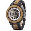 Haonb Orologi Da Polso,Orologio Meccanico Automatico Con Cassa In Legno
