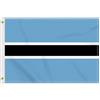 Petite Pine 2 × 3 FT Botswana bandiera, Medium 60 × 90 CM 150D Botswana Outdoor Banner, Decor Garden con Brass Gromment