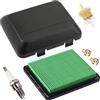 ZAMDOE 17211-ZL8-023 Filtro Aria 17231-Z0L-050 Coperchio Pulitore Candela Filtro Carburante per Honda GCV135 GCV160 GCV190 GC190LA GC135 GCV160A Motore HRB216 HRR216 HRS216 HRT216 HRZ216 Tosaerba