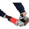 soudesileim Macchina satinata, 1580 W, 3000 giri/min (massimo), per metallo | Levigatrice a spazzola, in acciaio inox, 100-3000 giri/min, 6 velocità, doppie maniglie, pulsante di blocco